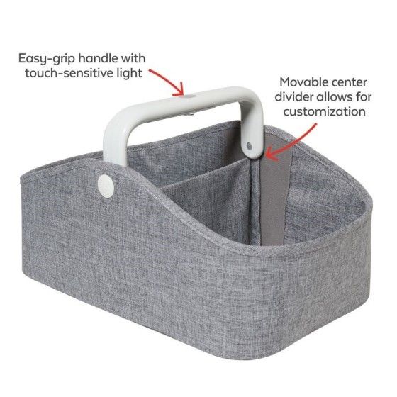 Skip Hop Organizer podróżny z lampką Heather Grey