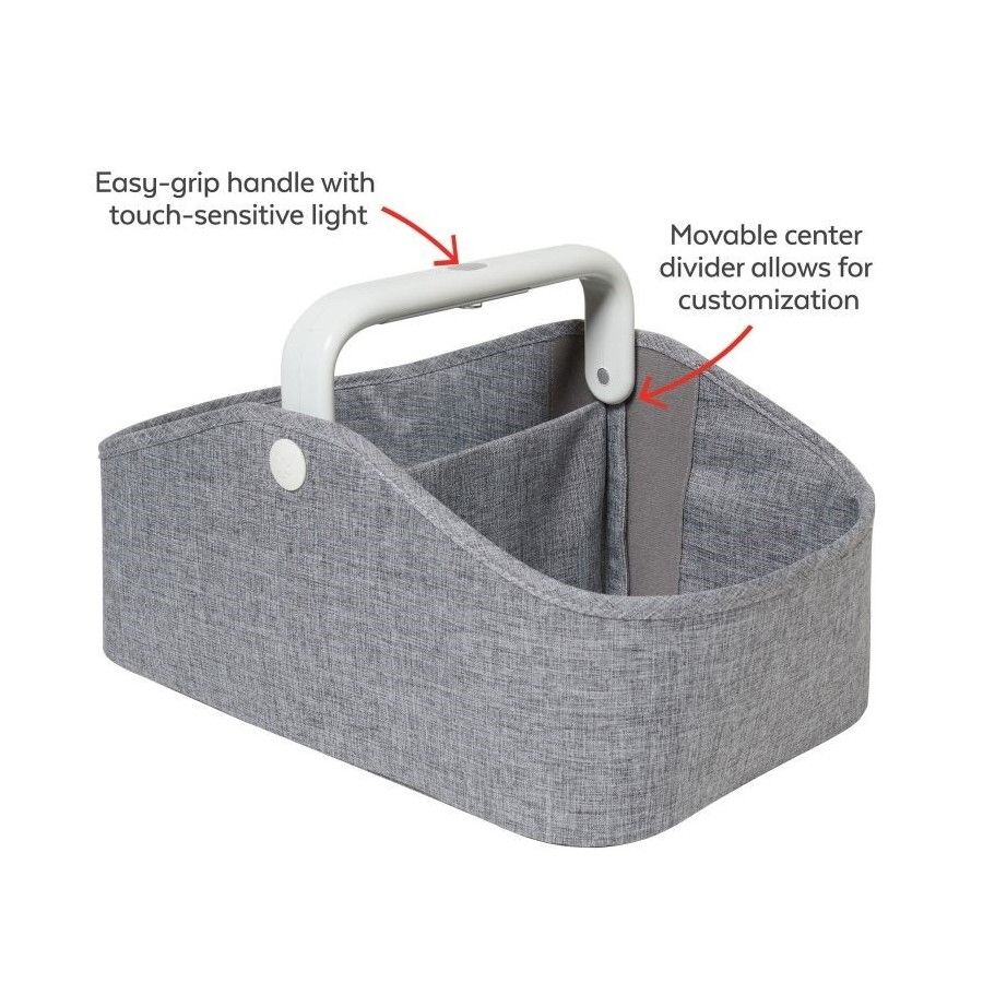 Skip Hop Organizer podróżny z lampką Heather Grey