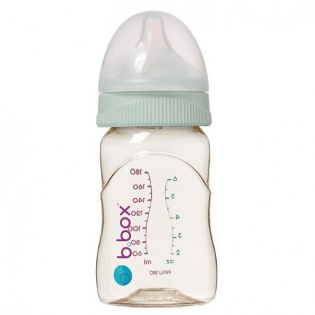 b.box Láhev na kojení dětí z PPSU, 180 ml, Sage