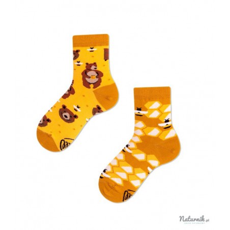 Many Mornings Des chaussettes pour enfants Honey Bear Kids une fois. 23 à 26