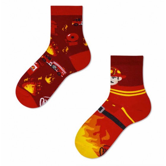 Many Mornings Die Kindersocken der Fireman Kids. 31 bis 34