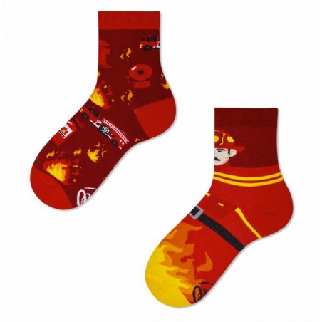 Many Mornings Die Kindersocken der Fireman Kids. 31 bis 34