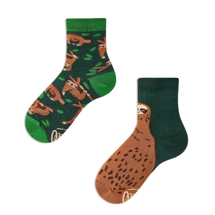 Many Mornings Sloth Life Kids socks for the kids. 