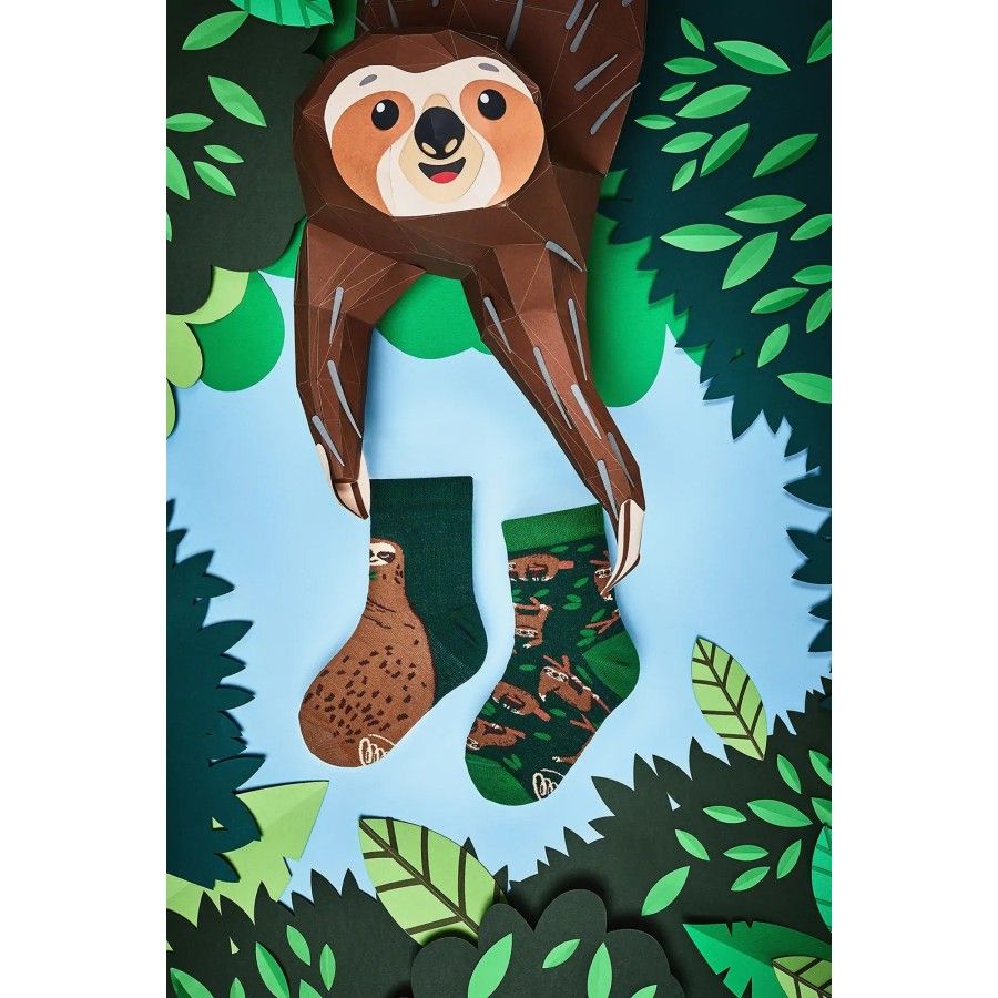 Many Mornings Sloth Life Kids sokken. 