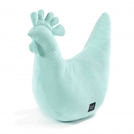 ALMOHADA GALLINA DE LA ABUELA LA MILLOU - AUDREY TERCIOPELO MENTA