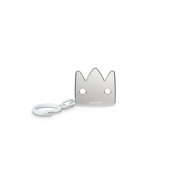 SUAVINEX SPREAD JOY 奶嘴夹，灰色皇冠