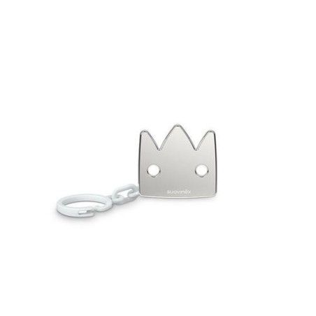 SUAVINEX Fopspeen Clip Spread Joy Grey Crown