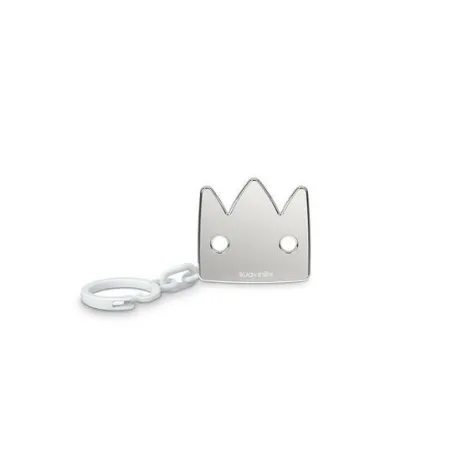 SUAVINEX Pacifier clip spread Joy Gray Crown