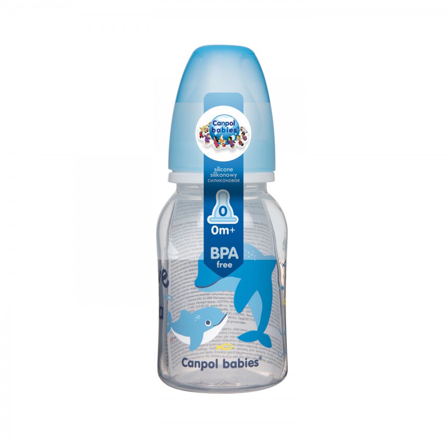 Canpol babies butelka wąska 120ml PP LOVE&SEA