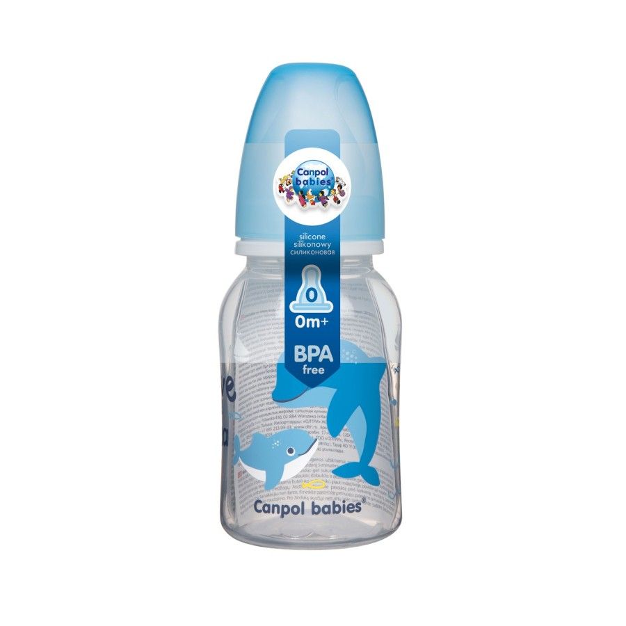 Canpol baby úzka fľaša 120ml PP LOVE&SEA