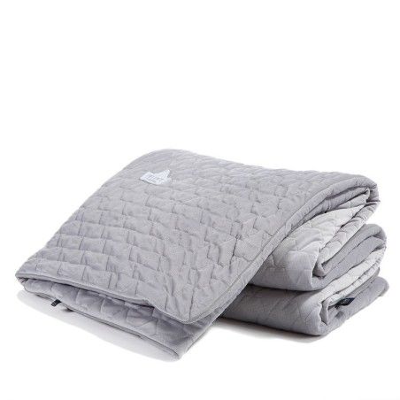 La Millou Warm Koc-160 x 200 cm Dark Grey Velvet Pure