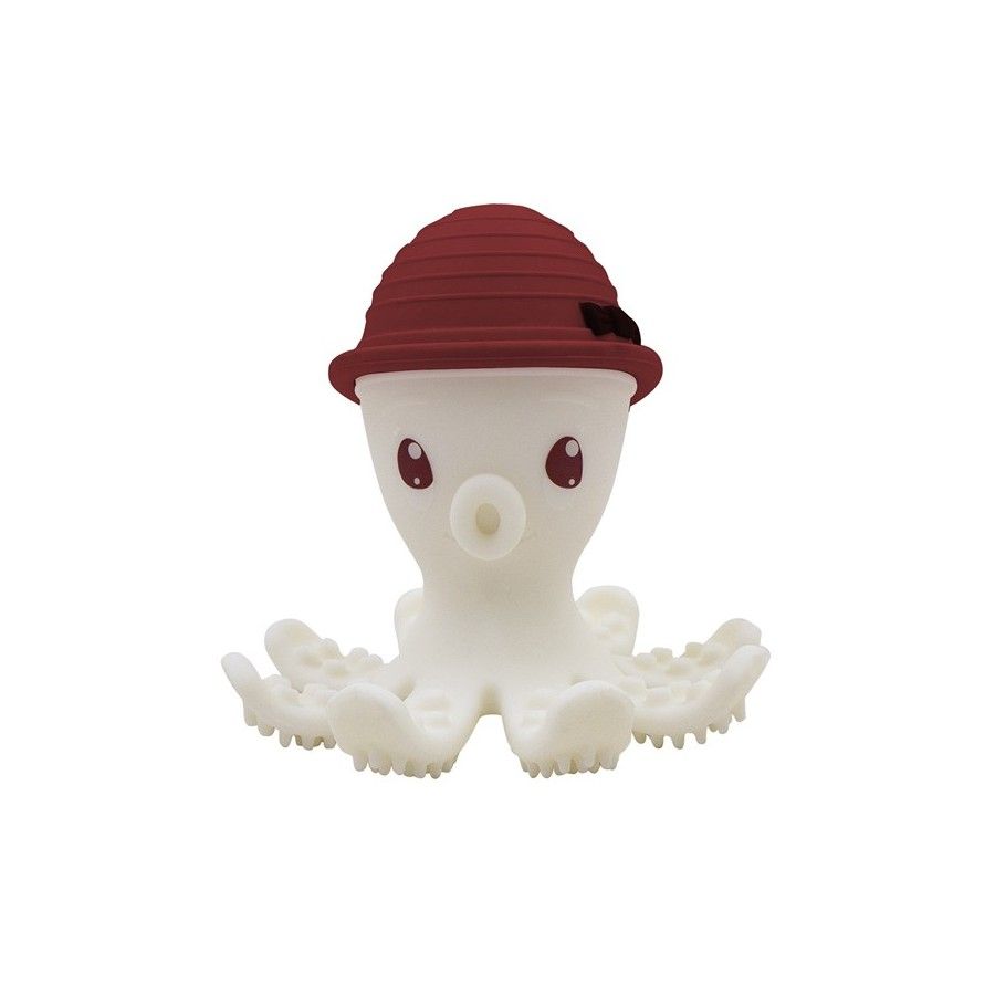 Mombella Gryzak Zabawka Ośmiornica Chimney Red