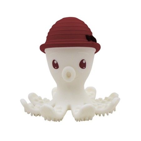 Mombella Gryzak speelgoed octopus schoorsteen rood