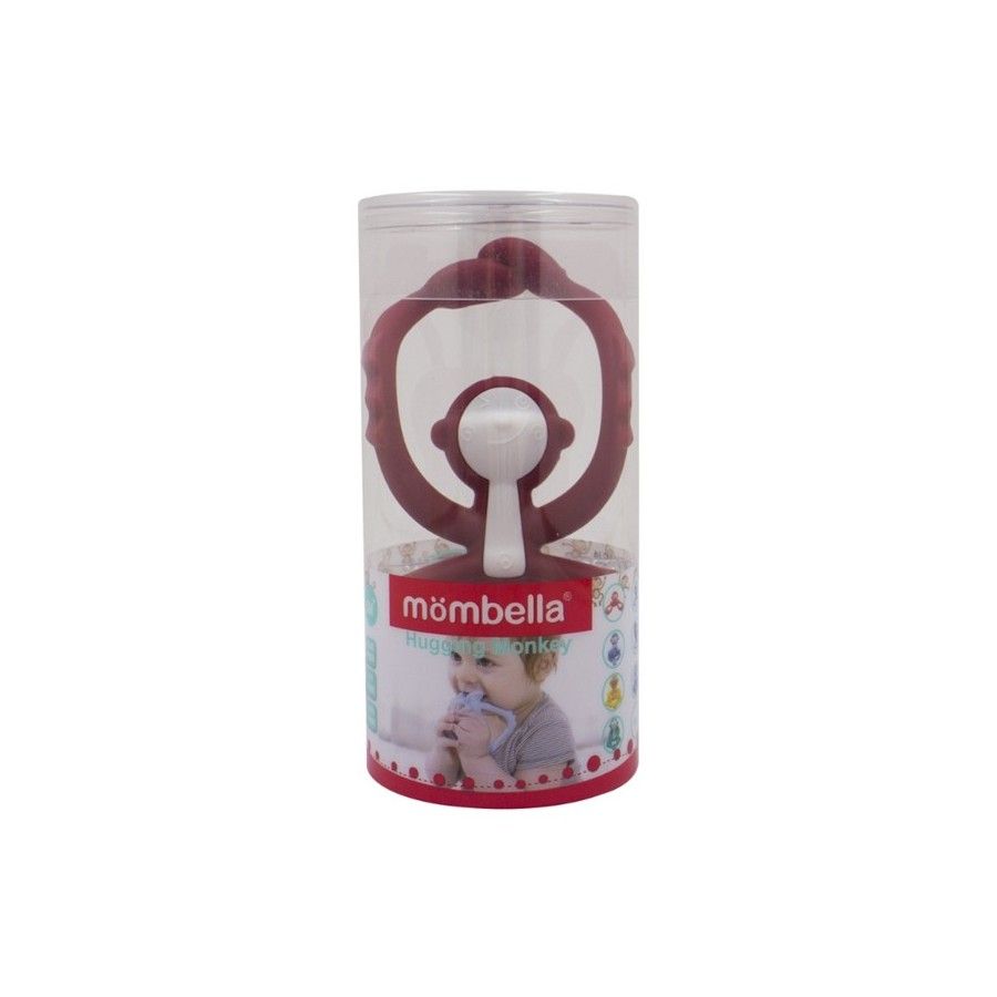 Mombella Gryzak Zabawka Małpka Chimney Red