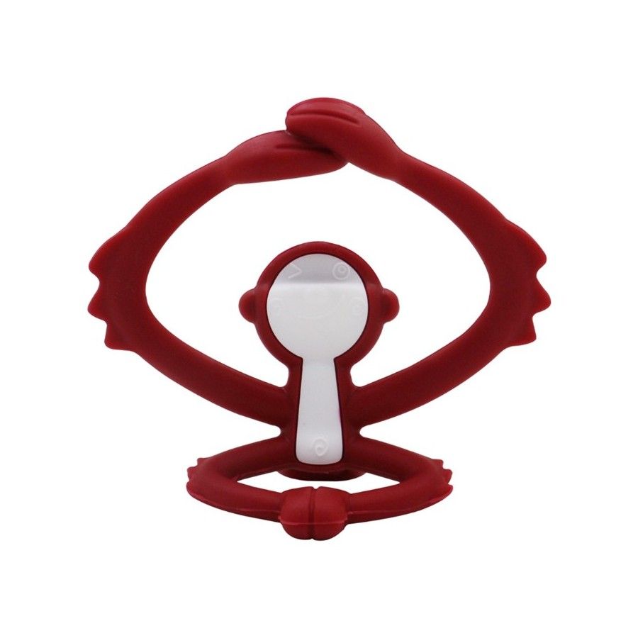 Mombella Gryzak Zabawka Małpka Chimney Red