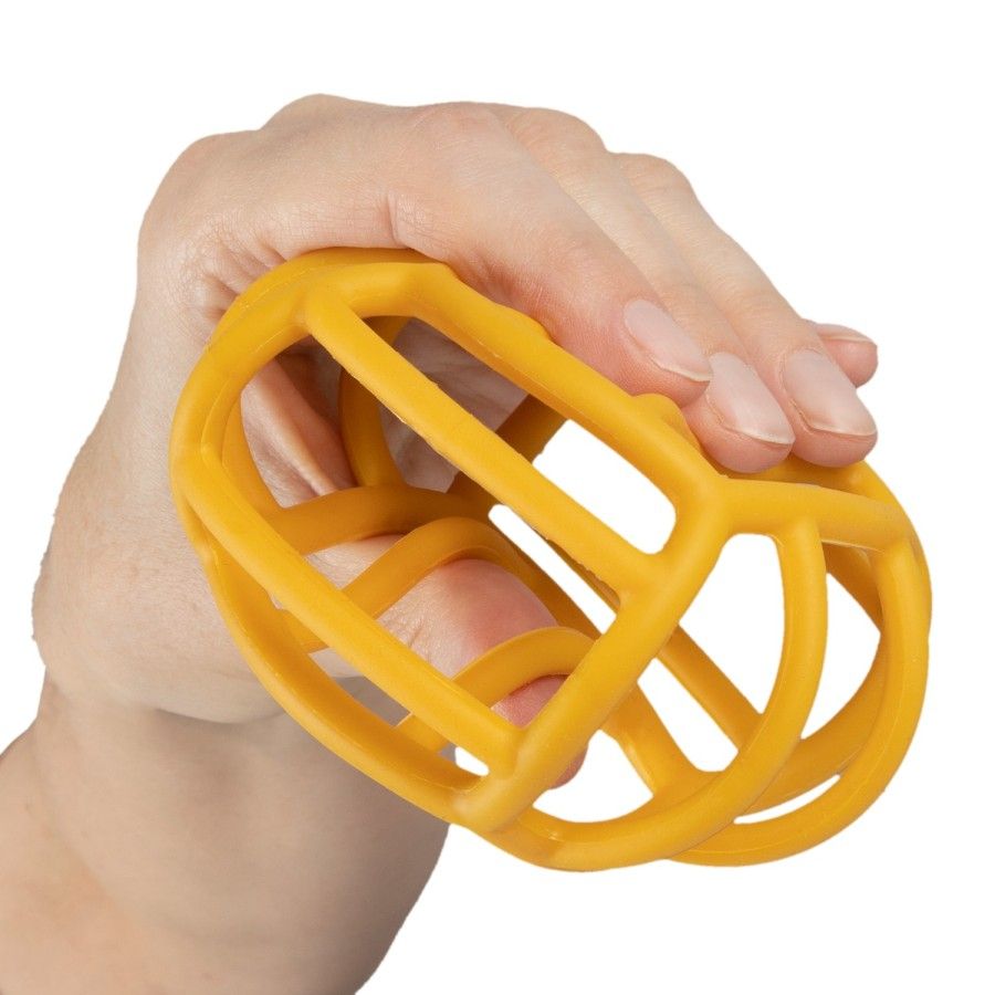 Canpol babies gryzak sensoryczny silikonowy geometryczny yellow