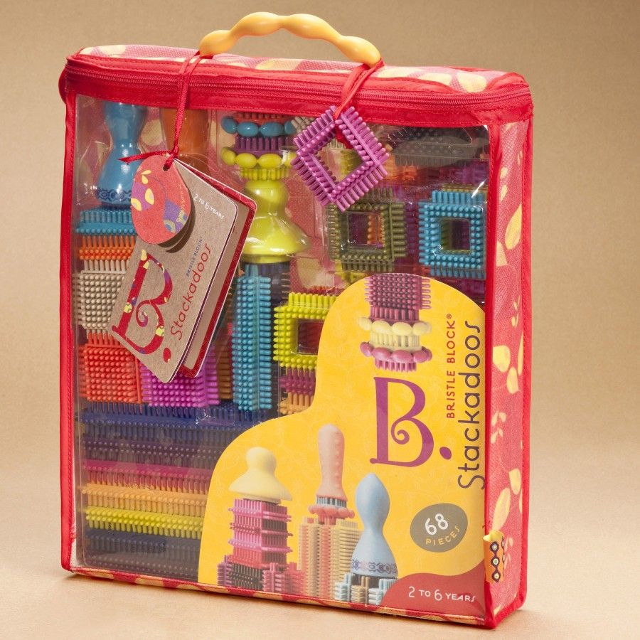 B.toys Bristle Block Stackadoos – blocchi di riccioli nella