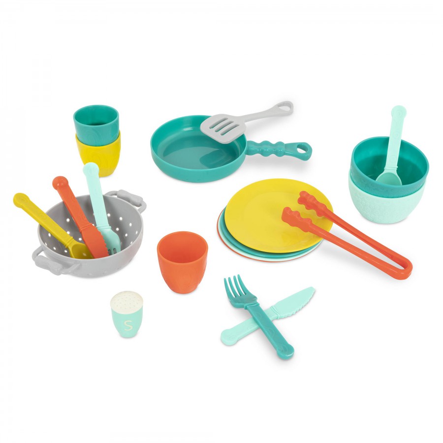 B.toys Mini Chef Kitchen Set - zastawa STOŁOWA i akcesoria