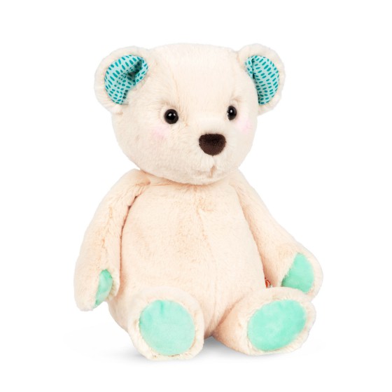 B.toys HappyHues - pléstý MIŠ - Marshmallow-Cuddles