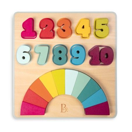 B.toys Counting Rainbows – DIFFERENZE D'OR - Un puzzle educativo in legno