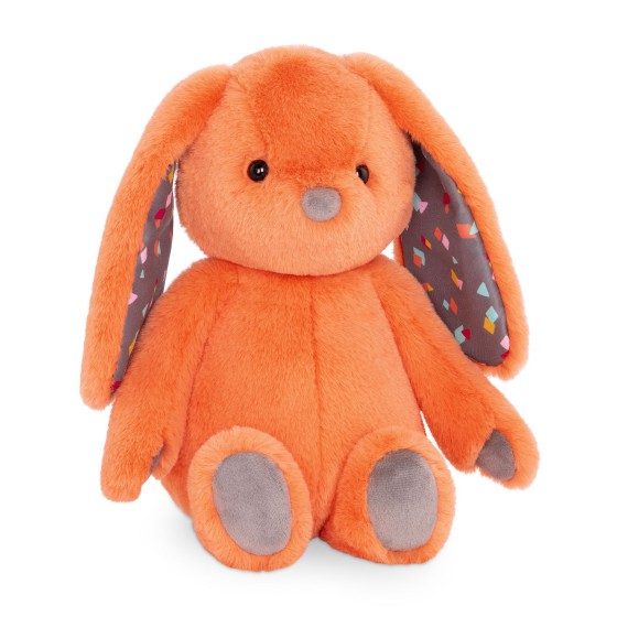 B.toys HappyHues - pluszowy KRÓLICZEK - coral-cutie
