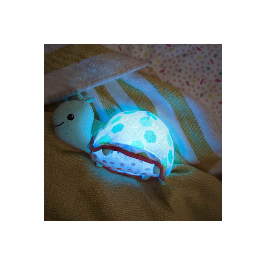 B.toys Glow Zzz Shellé – szumiący i świecący żółw - 062243338074