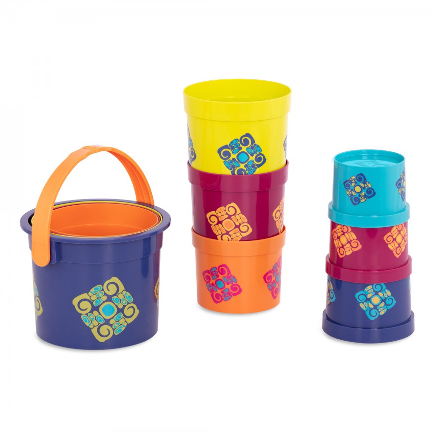 B.toys Bazillion Buckets - kubełki do piętrowania