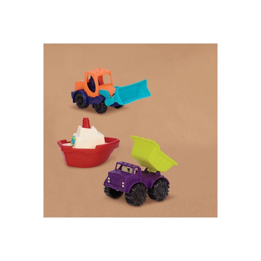 B.toys Loaders & Floaters – un ensemble de 3 mini-véhicules