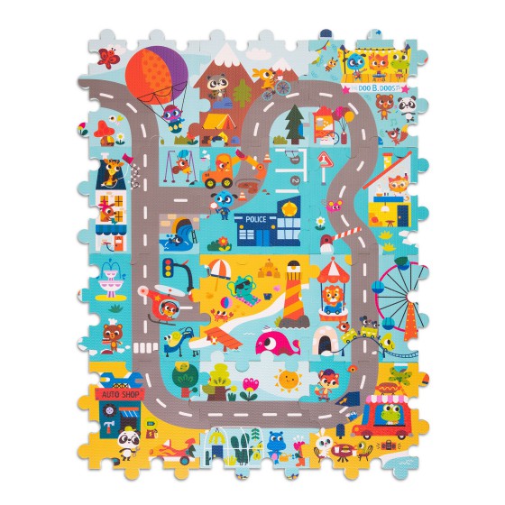 B.toys Whimsy Land – MATA PIANKOWA – puzzle – KRAINA Land of B.