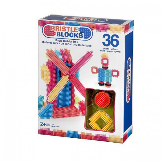 Bristle Blocks Un ensemble de 36 pièces dans une boîte