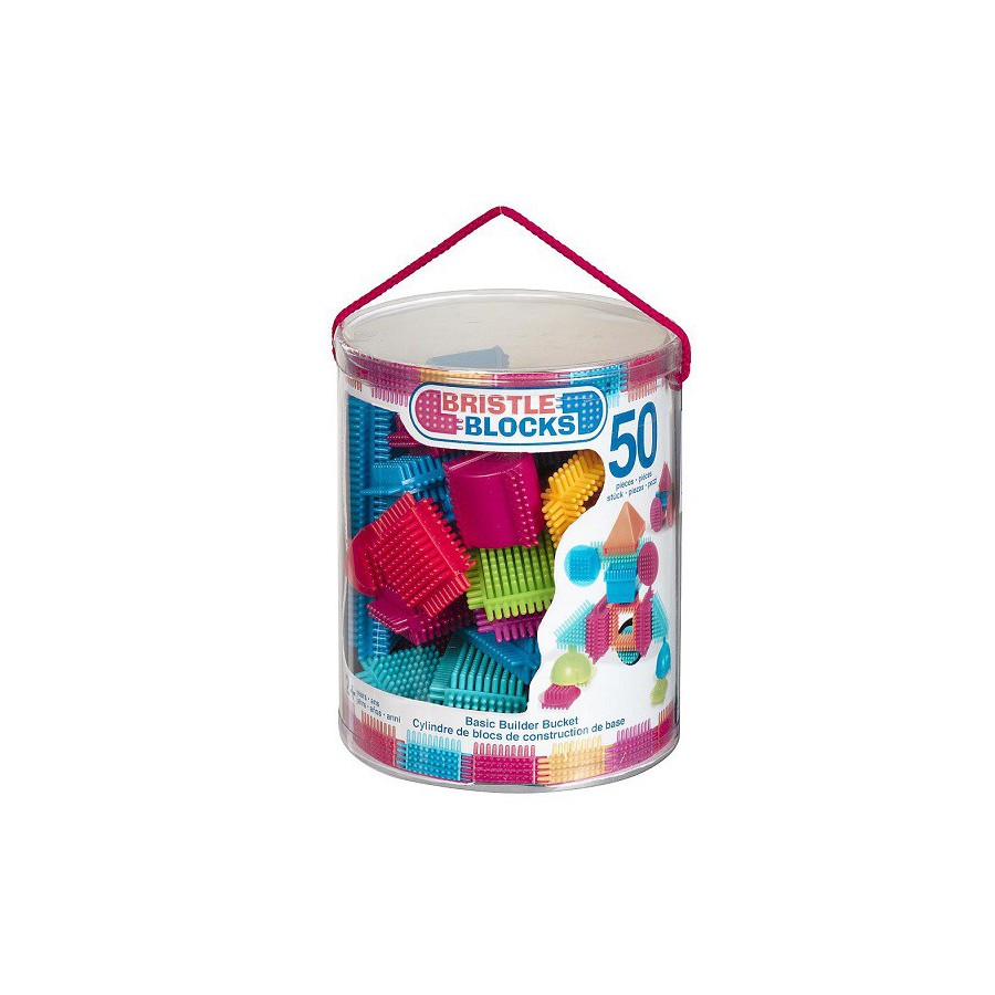 Bristle Blocks Basic Builder Bucket – KLOCKI JEŻYKI – 50