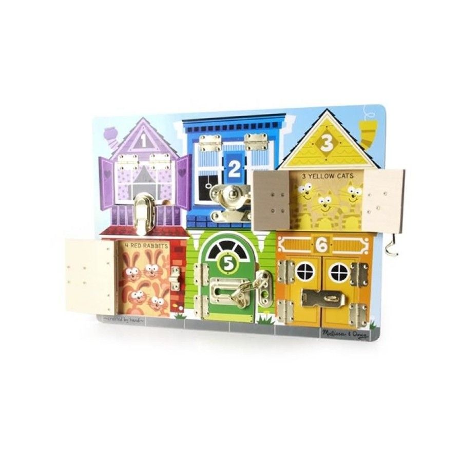 Melissa&Doug La tabla con las cerraduras