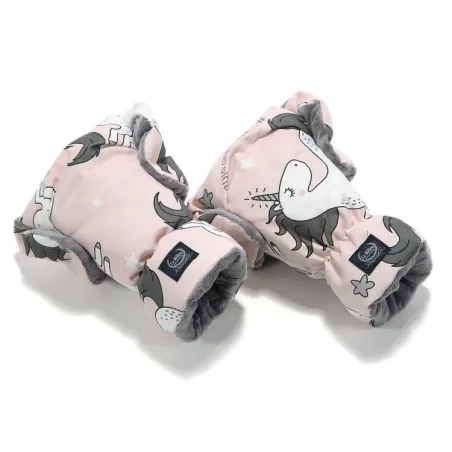 LA MILLOU MUFKA RĘKAWICE PREMIUM BY MAJA BOHOSIEWICZ UNICORN SUGAR BEBE GREY