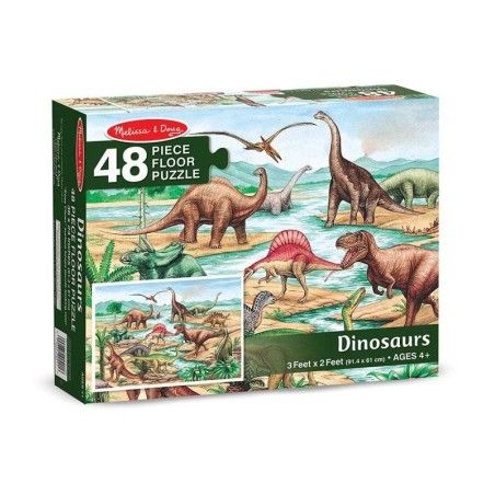 Melissa&Doug Puzzle dinosauri di pavimento - 48 elementi