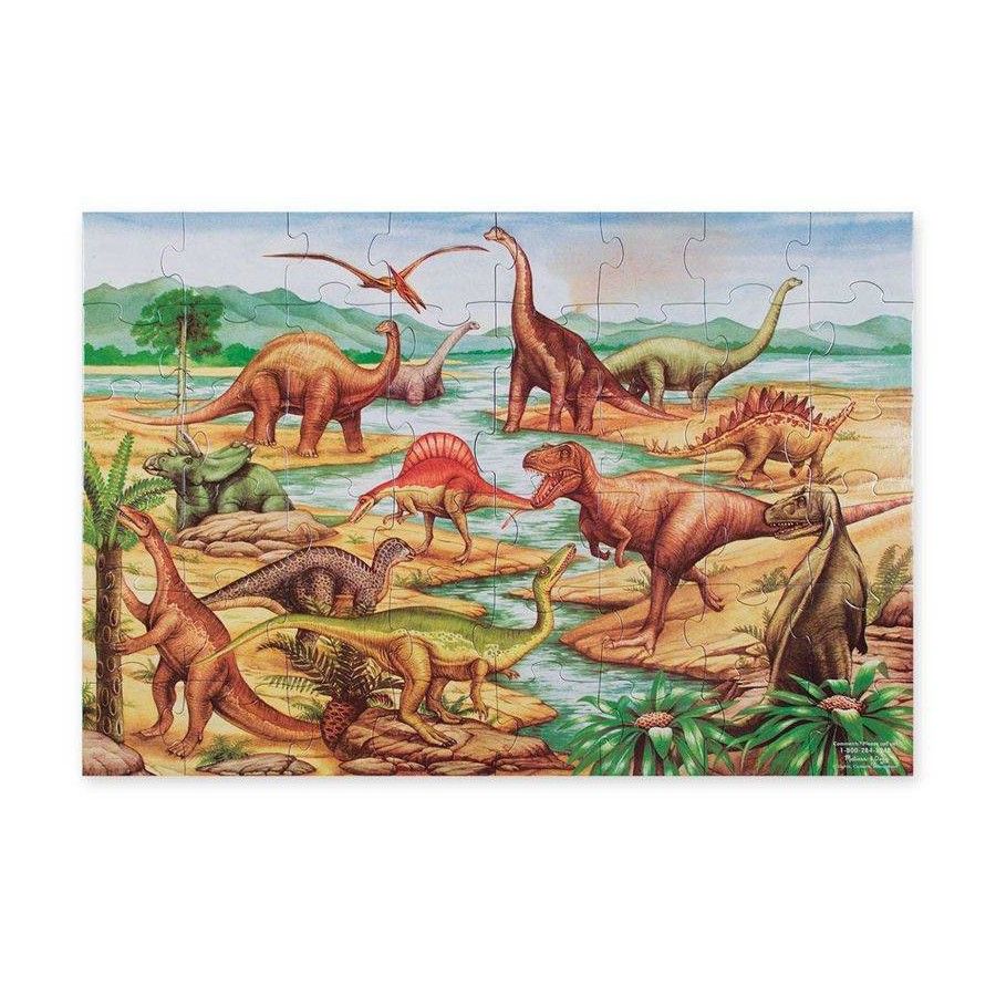 Melissa&Doug Bodenpuzzle Dinosaurier - 48 Teile