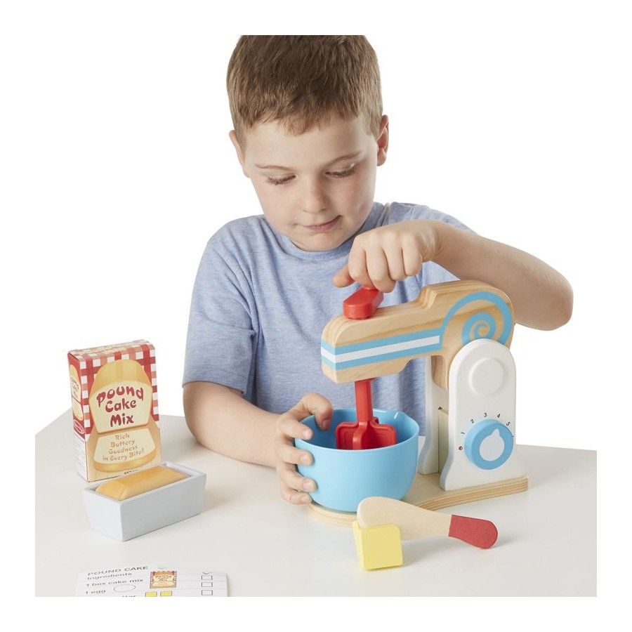 Melissa&Doug 木制搅拌机-烘焙套装