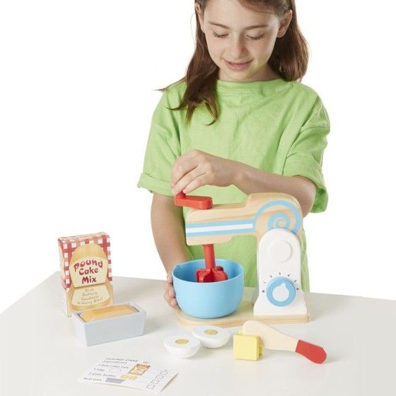 Melissa&Doug Mixeur à bois – kit de cuisson