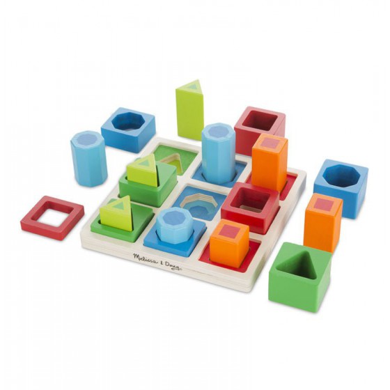 Melissa&Doug Sorter drewniany – stopniowanie