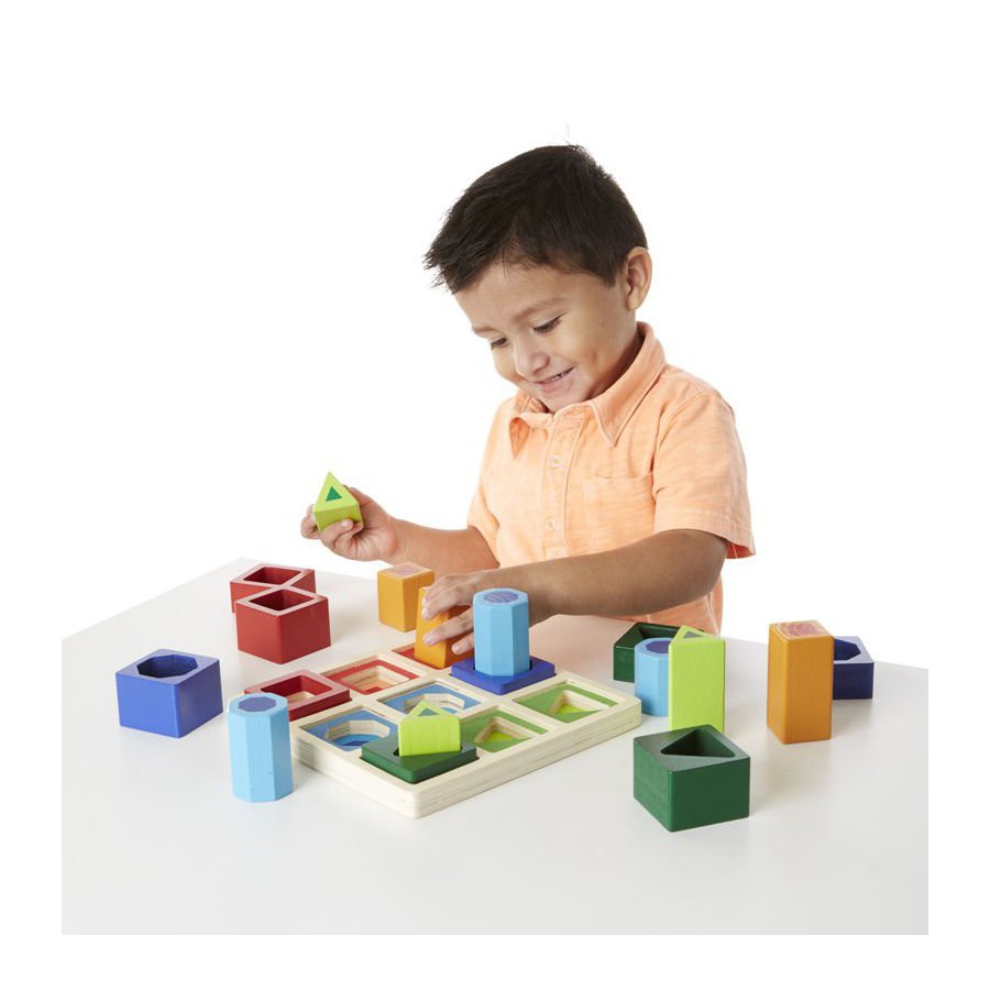 Melissa&Doug Sorter drewniany – stopniowanie