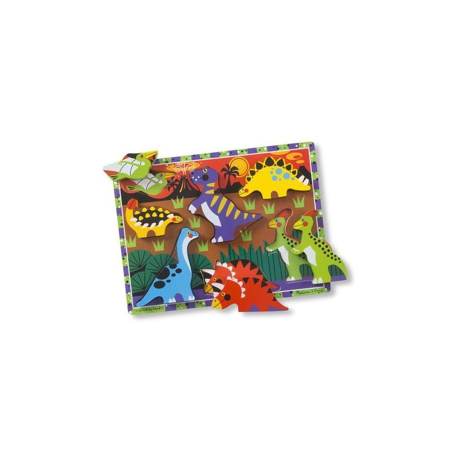 Melissa&Doug Dřevěná skládačka – Dinosaury