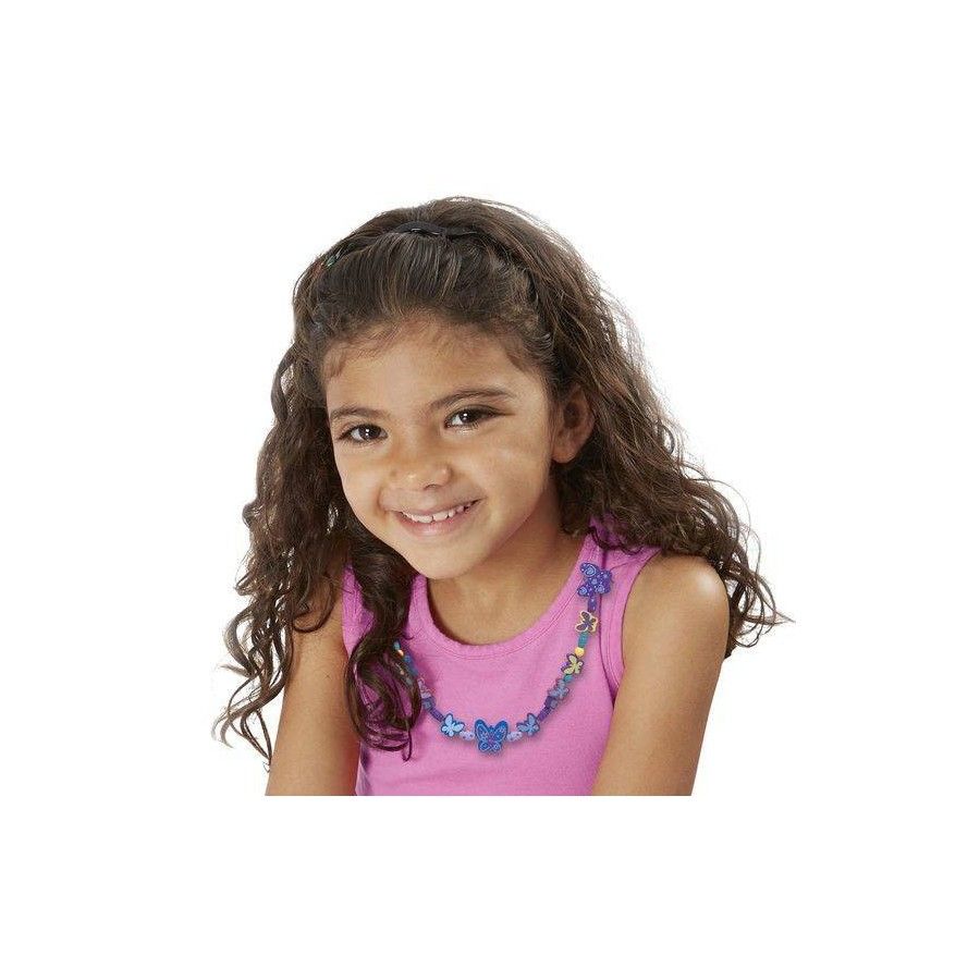 Melissa&Doug Egy sor fa gyöngyök - pillangók