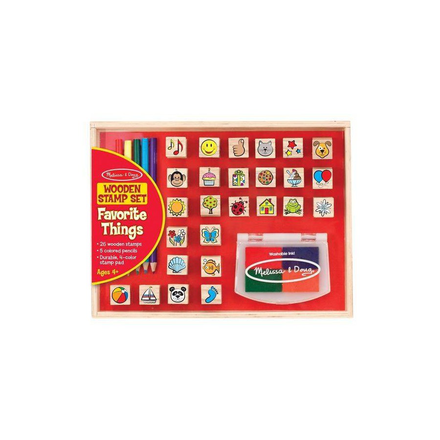 Melissa&Doug Duży zestaw stempelków