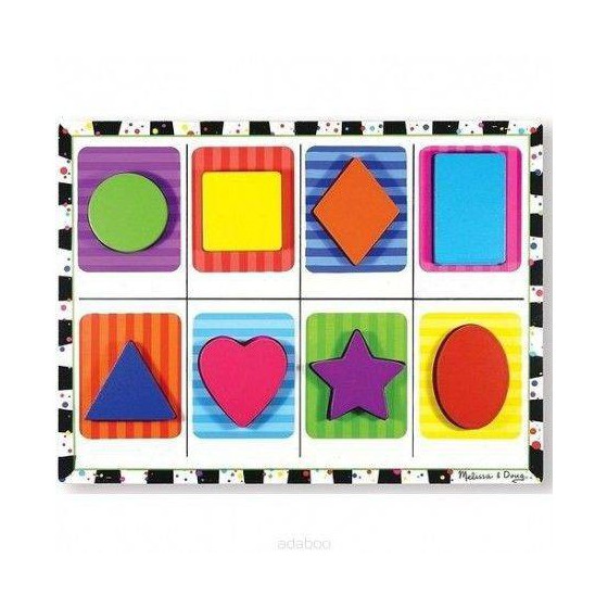 Melissa&Doug Puzzle Kształty 2+