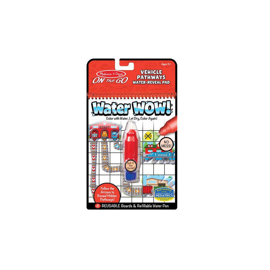 Melissa&Doug Wodna Kolorowanka Water Wow Pathways Pojazdy