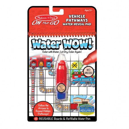 Melissa&Doug Acqua da colorare Pagina Acqua Wow Percorsi Veicoli