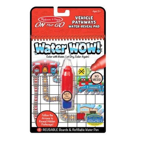 Melissa&Doug Voda sfarbenie Kniha Voda WOW Cesta