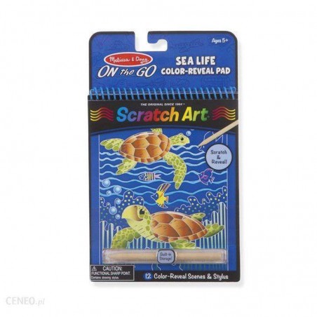 Melissa&Doug SCRATCH ART Podmořský svět