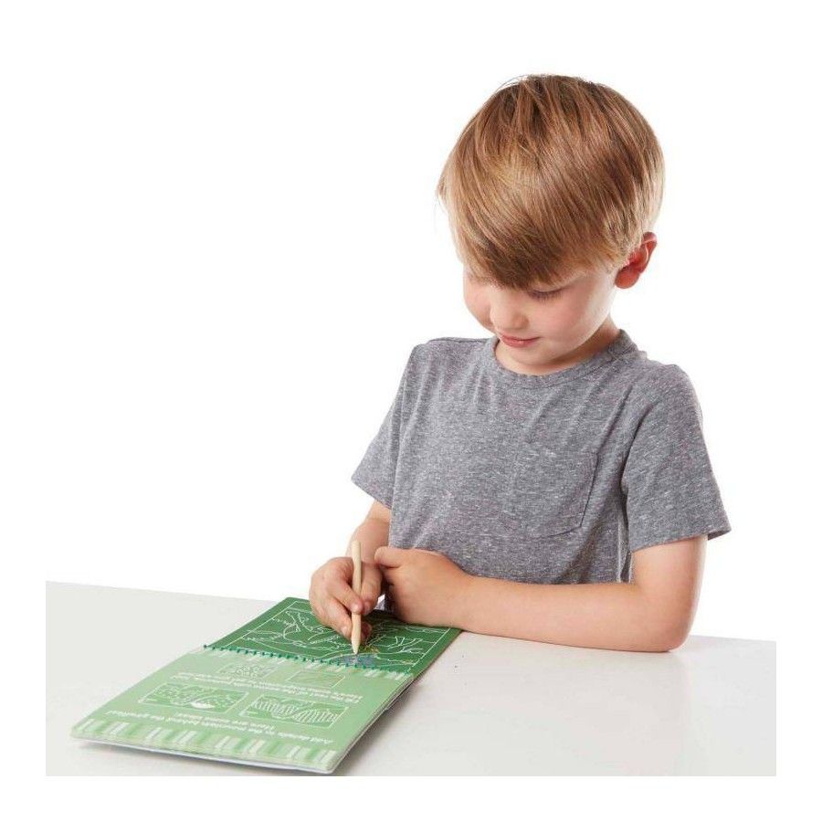 Melissa&Doug Safari con SCRATCH ART