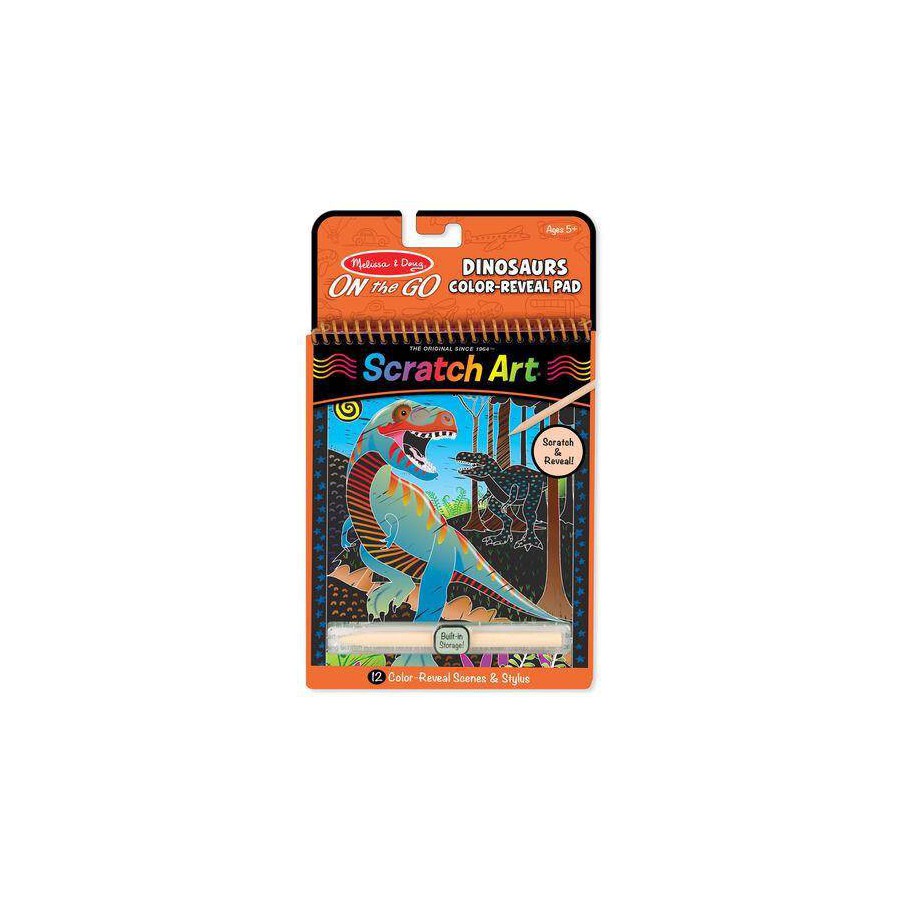 Melissa&Doug Scratch Art – Dinozaury