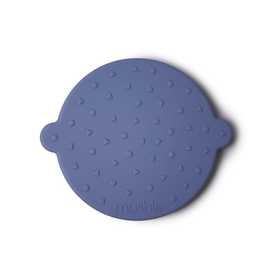 Mushie - Gryzak silikonowy FACE Blueberry